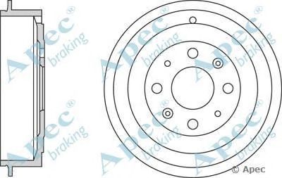 APEC BRAKING drm9956 -  Тормозной барабан
